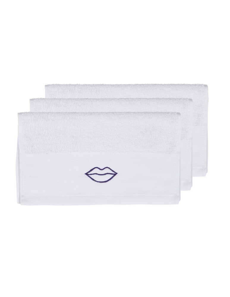 Lot de 3 Serviettes invité 30x50cm...